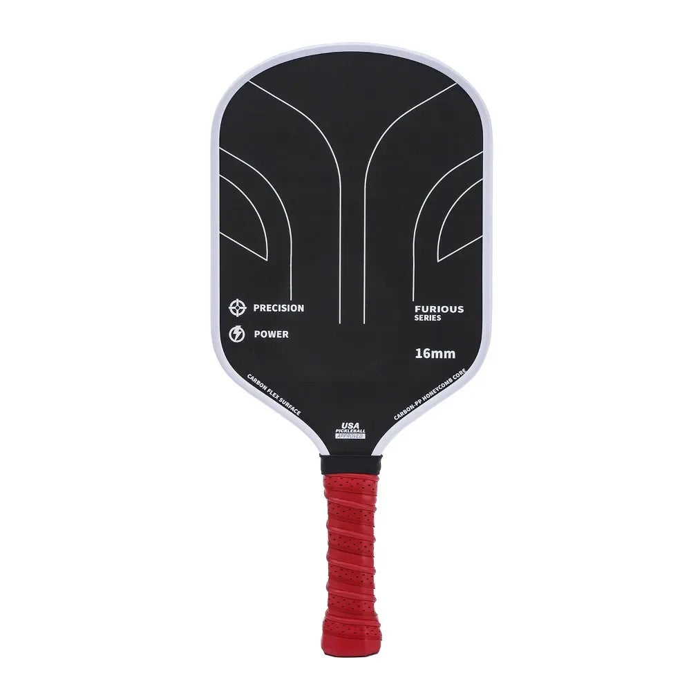 T700 Pickleball Paddle Carbon Fiber USAPA Approved Pickle Ball Paddle Lightweight Frosted Surface Professional Game Supplies