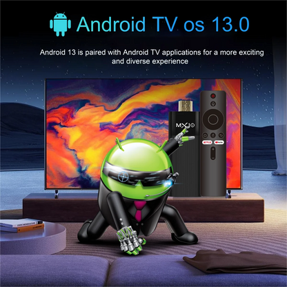 MX10-F3 Stick New Android13.0 2GB 16GB Allwinner H313 Good price Mini Wifi BT 1080P 4K TV 2G+16G TV stick box