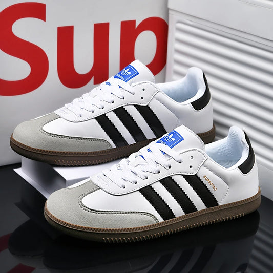 Summer Men's low-top Shoes New Korean Style All-match White Shoes Flat Sneakers Men's Trendy Sports Casual Shoes Breathable