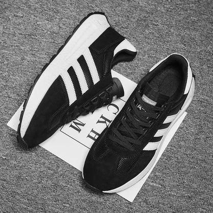 Men Sports Shoes New Fashion Breathable Lace Up Outdoor Running Lightweight Anti Slip Soft Sole Men Comfortable Sneakers for Man
