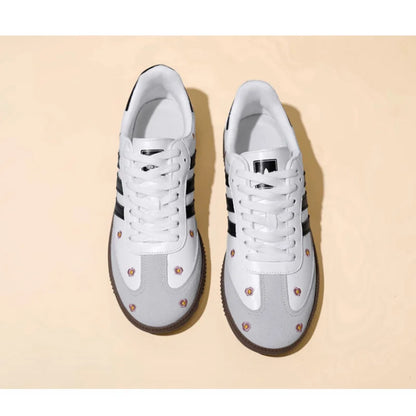 Summer Men's low-top Shoes New Korean Style All-match White Shoes Flat Sneakers Men's Trendy Sports Casual Shoes Breathable