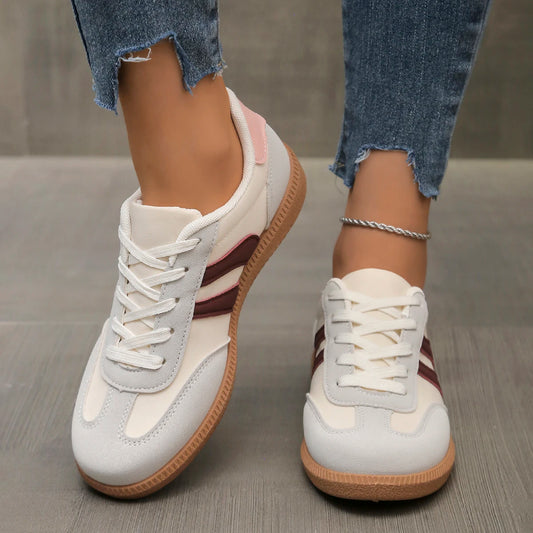 Womens Sneakers 2025 Spring New Luxury Flat Loafers Comfortable Slip on Soft Female Sneakers Lightweight Outdoor Shoes for Women