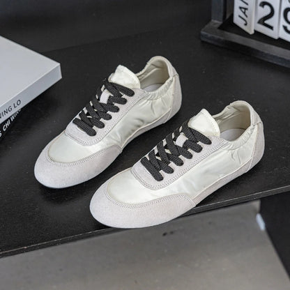 AIYUQI Women's Sneakers 2025 New Women's Moral Training Shoes Flat Non-slip Large-size Color-blocked Running Shoes For Women