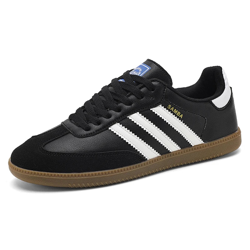 2025 New autumn three-bar training shoes men's retro low-top casual board shoes women's student anti-slip sports shoes