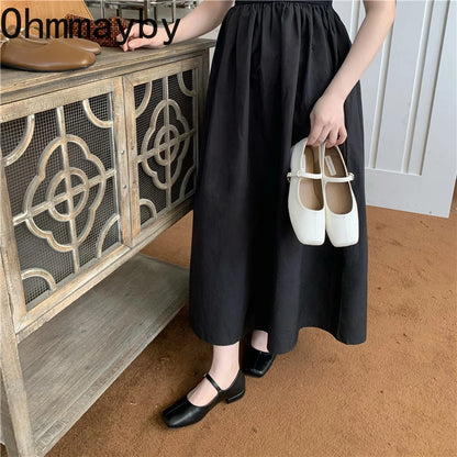 Square Toe Women Ballet Flats Fashion SOft Sole Shoes 2025 Spring Ladies Elegant Street Style Mary Jane Shoes