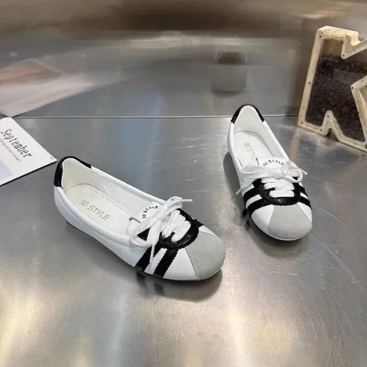 Mesh Low Heel Fashion Sneakers Lace-up Low Heel Women's Shoes on Sale 2024 High Quality Mixed Colors Women's Vulcanize Shoes