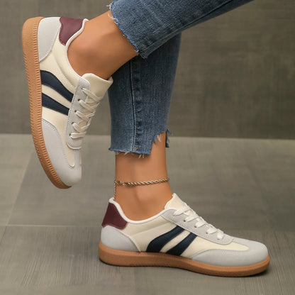 Womens Sneakers 2025 Spring New Luxury Flat Loafers Comfortable Slip on Soft Female Sneakers Lightweight Outdoor Shoes for Women