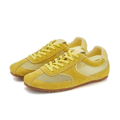 AIYUQI Women's Sneakers Mesh 2025 New Summer German Training Shoes For Women Large Size Flat Female Shoes