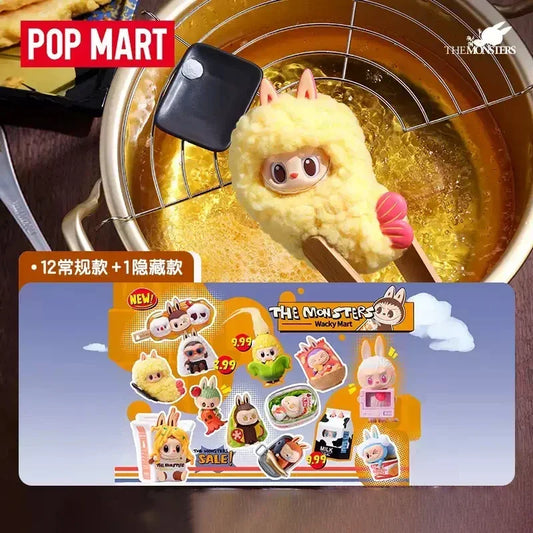 POPMART THE MONSTERS WACKY MART Series Blind Box Anime Action Figure Guess Bag Ornament Figurines Home Decor Dolls Model Girls
