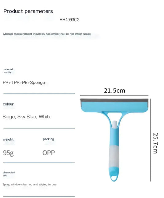 3-in-1 Window Cleaner with Spray